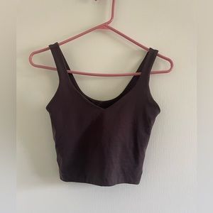 Lululemon Align Tank sz 6 Espresso